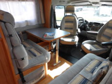 Wohnmobil Innenraum Sitzgruppe